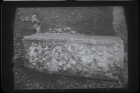 [Ariccia (Italy), architectural decoration from sepulchral monument]