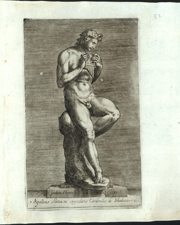 Apollinis statua in viridario Cardinalis de Medicis