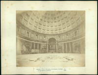 Buildings of the Empire, view in the interior of the Pantheon of M. Agrippa, now the Church of S. M. ad Martyres