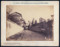 Caelian, view of the Clivus Scauri, west side, with the Church of SS. John and Paul on the north side, and the ruins of the house of S. Gregory on the south